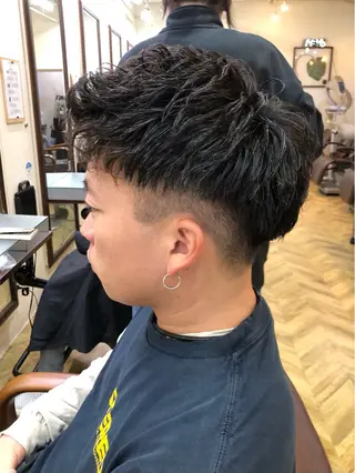 カラー パーマ メンズカット・パーマ /野本翔馬のヘアスタイル