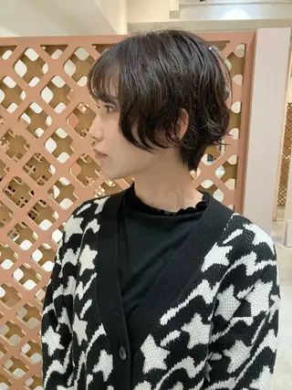 ショート パーマ 川間 将彦のヘアスタイル