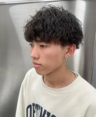 パーマ メンズ 🍐シャドウパーマ メンズ特化/守岡🍐のヘアスタイル