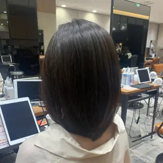 ミディアム 🧡くびれヘア/前髪 顔周り🧡久原結衣のヘアスタイル