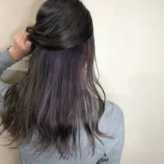 ロング カラー 【淡色color/ nail】maikoのネイルデザイン