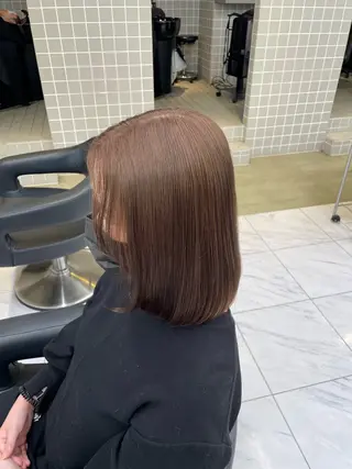 ミディアム カラー 🎀暖色/ラベンダー /paru🤍のヘアスタイル