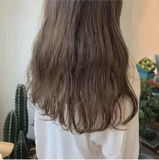 ミディアム カラー パーマ CEINE PATHのヘアスタイル