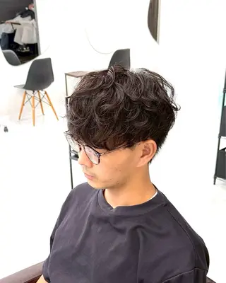 ショート パーマ メンズ 女子ウケ✅/メンズ パーマ/Renaのヘアスタイル