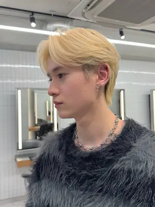 メンズ nicoTOKYO 原宿所属・センターパート /メンズ/海野颯生のヘアスタイル