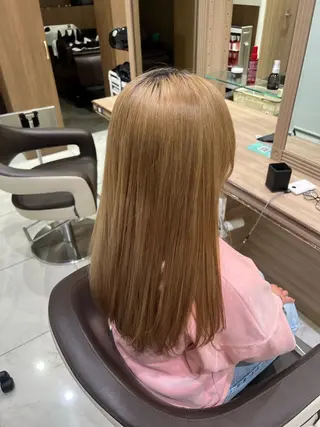 カラー ✨髪質改善カラー 佐藤怜央✨のヘアスタイル