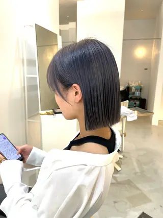 ミディアム カラー 柴田泰秀sotti. 髪質改善/ブリーチのヘアスタイル