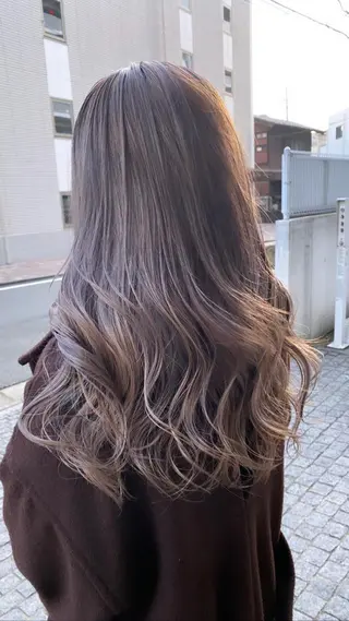 ロング レイヤーカット/ ブリーチカラー/雅人のヘアスタイル