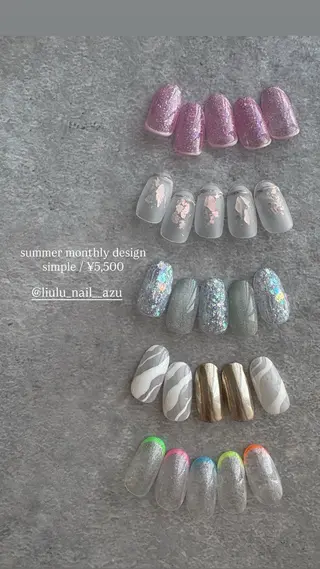 ネイル liulu nailのネイルデザイン