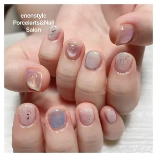 ショート ネイル 👑enen style👑のネイルデザイン