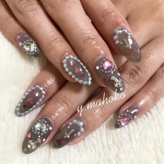 ネイル She nail studio 原宿所属・パラジェル有/ スカルプ/mahoのネイルデザイン