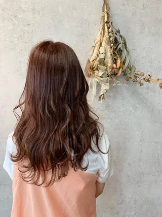 カラー 大島 千怜のヘアスタイル