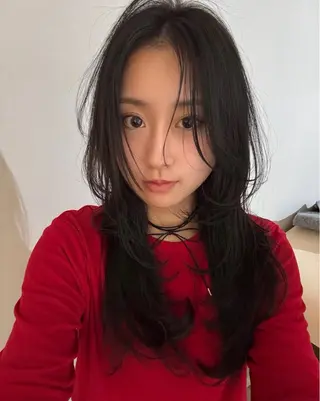 ロング 🫧透明感カラー 🫧久留米美容室のヘアスタイル