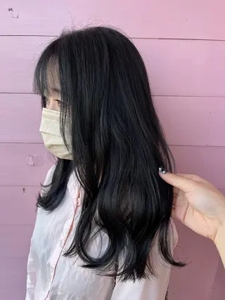 セミロング ボヌールソレイユ所属・☁️彦坂唯有/ 透明感カラー☁️のヘアスタイル