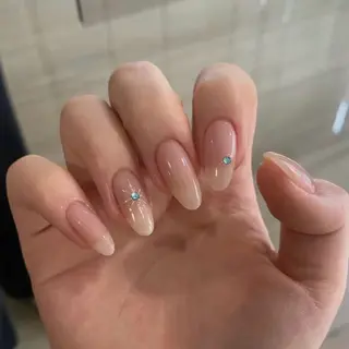 ネイル By moonネイル 🌷ワンホン/韓国風のネイルデザイン