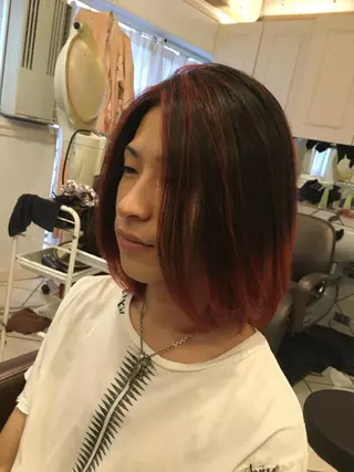 メンズ EMBELLIR fleur【アンベリール フルー】所属・EMBELLIR マツナガカヨコのヘアスタイル