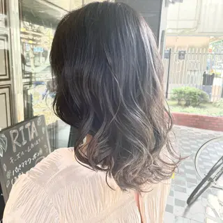 ミディアム ふるはし みなのヘアスタイル