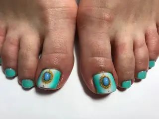 ネイル rukianail 新里のネイルデザイン