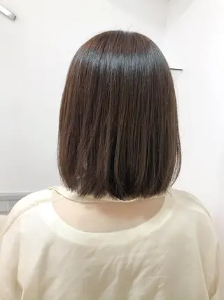 ミディアム カラー miyu 美髪縮毛矯正𓂃꙳⋆のヘアスタイル