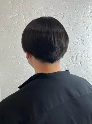 ショート カラー メンズ 🪽髪質改善ストレー ト🤍美羽🤍のヘアスタイル