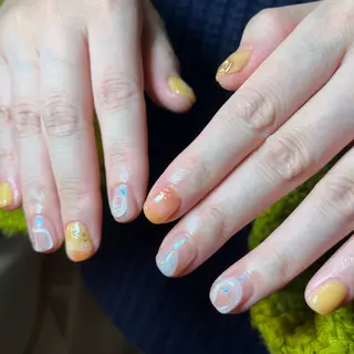 ネイル Amber21.所属・Nagahama Akariのネイルデザイン