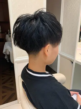 ショート メンズ 毛流れが作れる 縮毛矯正/渡部純生のヘアスタイル