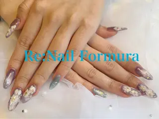 セミロング Re:Nail Formula所属・kido chieのネイルデザイン