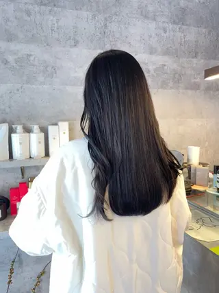 ロング カラー 山田 遥のヘアスタイル