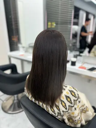 セミロング カラー 🤍レイヤー/顔周り /hirari🤍のヘアスタイル