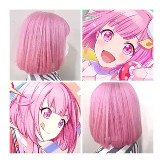 ショート カラー GARU-ガル-所属・TSUNO🦖 派手髪/オタク美容師のヘアスタイル