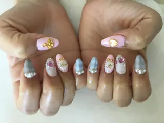 ネイル 💎🐰 saki. m 🐰💎のネイルデザイン