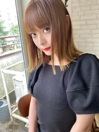 ショート カラー パーマ 大西 直人のヘアスタイル