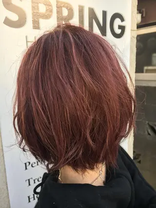 ショート カラー 永井 大希のヘアスタイル