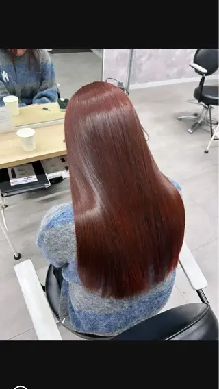 ロング カラー ハイトーン/透明感 髪質改善/rinaのヘアスタイル