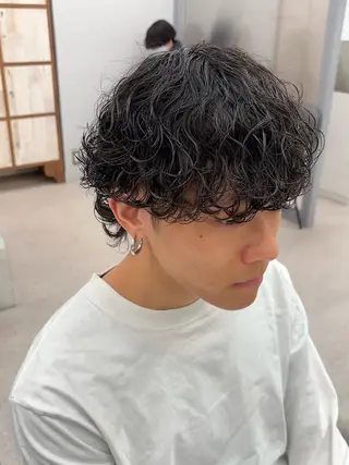 パーマ メンズ 🍐シャドウパーマ メンズ特化/守岡🍐のヘアスタイル