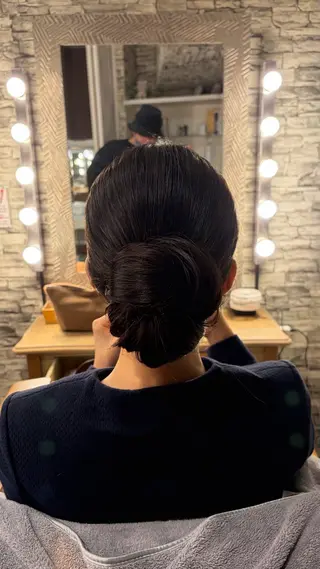 セミロング ヘアアレンジ hair make  Lucciのヘアスタイル