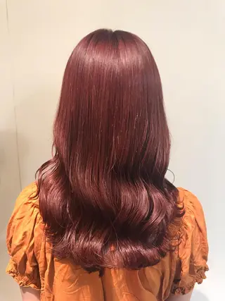 セミロング カラー knock【ノック】所属・烏丸韓国ヘア🇰🇷 ayaka🎀のヘアスタイル