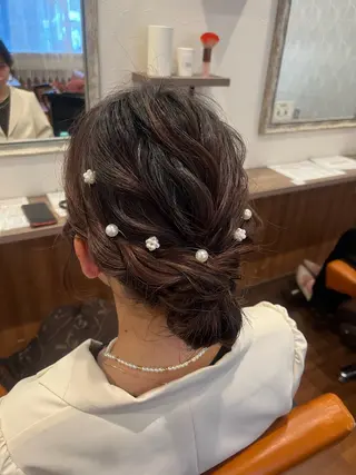 ヘアアレンジ Chocolat阿部野所属・なかじま ささらのヘアスタイル