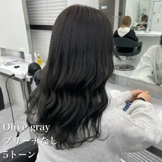 ロング カラー 韓国風艶カラー🪽 yuuna🪽🍨のヘアスタイル