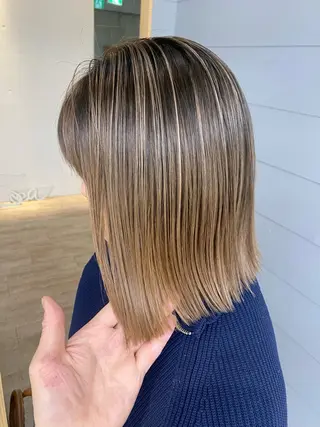 ミディアム 高難易度縮毛矯正　春日井　Soea(ソイア)所属・多久間 喬介のヘアスタイル