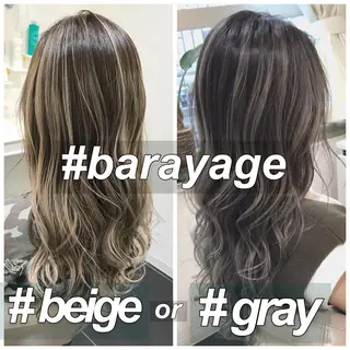 セミロング カラー 山崎俊輔/髪質改善 /バレイヤージュのヘアスタイル