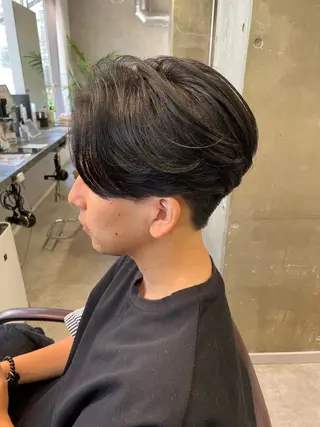 パーマ 透明感カラー/メンズ カット/KOIROのヘアスタイル