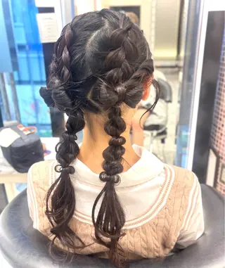 ロング ヘアアレンジ 銀座🌿ヘア アレンジ🌿さやかのヘアスタイル