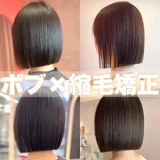 ショート 莉乃/縮毛矯正/髪質 改善/艶カラーのヘアスタイル