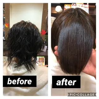 ミディアム メンズパーマ 赤司 泰樹のヘアスタイル