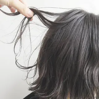 ミディアム カラー ヘアアレンジ ネイル マツエク・マツパ iplus✴ まつげ、眉毛、耳つぼのマツエク・マツパデザイン