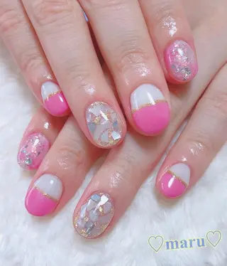 ネイル まるみ ♡のネイルデザイン
