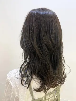 ロング カラー 髪質改善縮毛矯正 💎TOMOのヘアスタイル
