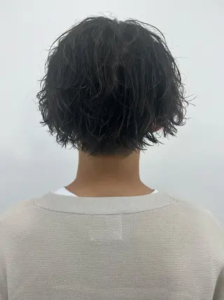 ミディアム ✂️波パーマ⭐️ツイ スパ✂️RYOのヘアスタイル