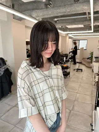 ミディアム カラー キッズ オトナヘア🌸 harukaのヘアスタイル